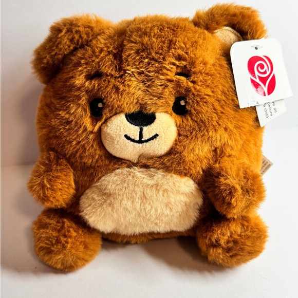 American Greetings Other - NWT American Greetings brown bear with zipper pocket